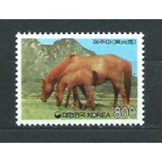 Corea del Sur - Correo 1998 Yvert 1823 ** Mnh  Fauna caballos