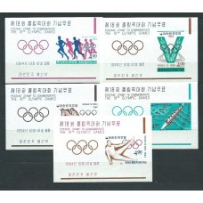 Corea del Sur - Hojas 1964 Yvert 74/8 * Mh  Olimpidas de Tokio