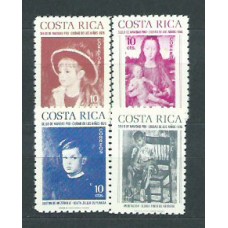 Costa Rica - Correo 1976 Yvert 326/9 ** Mnh Navidad