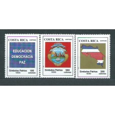 Costa Rica - Correo 1990 Yvert 533/5 ** Mnh