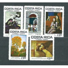 Costa Rica - Aereo 1980 Yvert 785/9 ** Mnh Pintruas