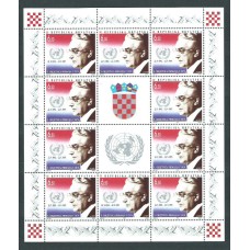 Croacia - Correo 1997 Yvert 392 Minipliego ** Mnh ONU