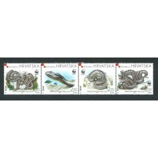 Croacia - Correo 1999 Yvert 470/3 ** Mnh Fauna Serpientes