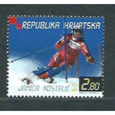 Croacia - Correo 2001 Yvert 535 ** Mnh Deporte Ski Alpino
