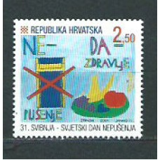 Croacia - Correo 2001 Yvert 539 ** Mnh Dia Mundial sin Tabaco