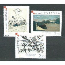 Croacia - Correo 2003 Yvert 624/6 ** Mnh Arte
