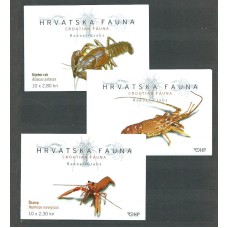 Croacia - Correo 2007 Yvert 754/6 Carnet ** Mnh Fauna Crustaceos