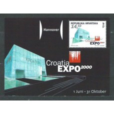 Croacia - Hojas Yvert 17 ** Mnh Expo 2000