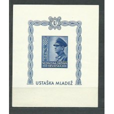 Croacia - Hojas Yvert 6 sin dentar ** Mnh