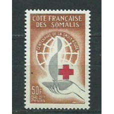 Costa de Somalis - Correo Yvert 315 ** Mnh  Cruz roja