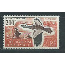 Costa de Somalis - Aereo Yvert 28 * Mh  Fauna aves