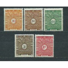 Costa de Somalis - Tasa Yvert 39/43 * Mh