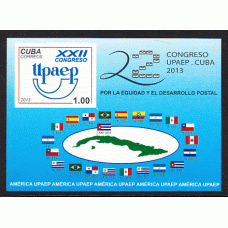 Cuba 2013 Upaep Yvert Hoja 303 ** Mnh