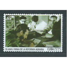 Cuba - Correo 2014 Yvert 5236 ** Mnh  55º Anº Reforma Agraria