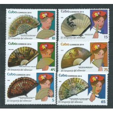 Cuba - Correo 2014 Yvert 5265/70 ** Mnh Abanicos