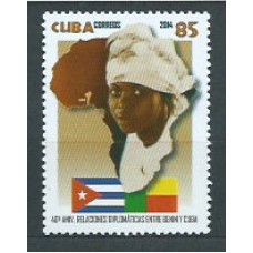 Cuba - Correo 2014 Yvert 5277 ** Mnh  Relaciones publicas Cuba-Benin