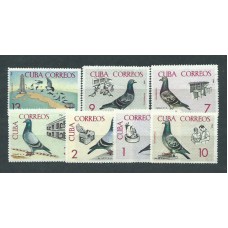 Cuba - Correo 1966 Yvert 1016/22 ** Mnh Fauna palomas