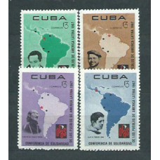 Cuba - Correo 1967 Yvert 1129/32 ** Mnh Personajes