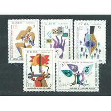 Cuba - Correo 1968 Yvert 1201/5 ** Mnh