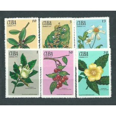 Cuba - Correo 1970 Yvert 1377/82 ** Mnh Flores medicinales