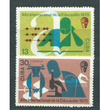 Cuba - Correo 1970 Yvert 1448/9 ** Mnh Educación