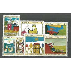 Cuba - Correo 1971 Yvert 1512/8 ** Mnh Dibujos infantiles