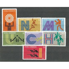 Cuba - Correo 1972 Yvert 1594/600 ** Mnh Olimpiadas de Munich