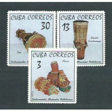 Cuba - Correo 1972 Yvert 1618/20 ** Mnh Instrumentos musicales
