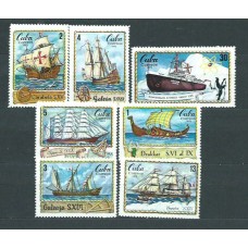 Cuba - Correo 1972 Yvert 1623/9 ** Mnh Barcos