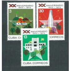 Cuba - Correo 1973 Yvert 1686/8 ** Mnh