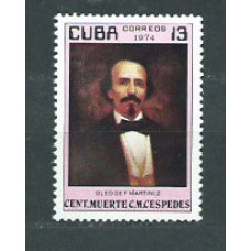 Cuba - Correo 1974 Yvert 1746 ** Mnh Carlos Cespedes