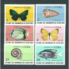 Cuba - Correo 1974 Yvert 1768/73 ** Mnh Fauna