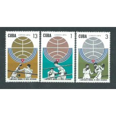 Cuba - Correo 1974 Yvert 1785/7 ** Mnh Deportes boxeo