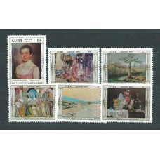 Cuba - Correo 1975 Yvert 1820/5 ** Mnh Pinturas