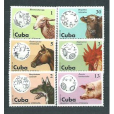 Cuba - Correo 1975 Yvert 1886/91 ** Mnh Fauna y veterinaria
