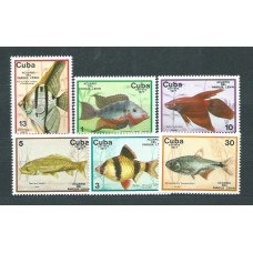 Cuba - Correo 1977 Yvert 1993/8 ** Mnh Fauna peces
