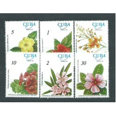 Cuba - Correo 1977 Yvert 2006/9+A.256/7 ** Mnh Flores