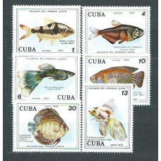 Cuba - Correo 1978 Yvert 2058/61+A.286/7 ** Mnh Fauna peces