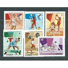 Cuba - Correo 1978 Yvert 2062/5+A.288/9 ** Mnh Deportes