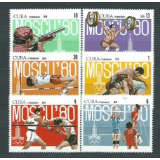 Cuba - Correo 1979 Yvert 2134/9 ** Mnh Paralimpiadas de Moscu