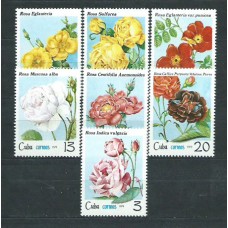 Cuba - Correo 1979 Yvert 2140/6 ** Mnh Flores