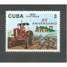 Cuba - Correo 1981 Yvert 2267 ** Mnh Tractor