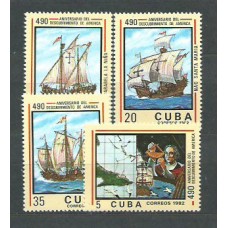 Cuba - Correo 1982 Yvert 2399/402 ** Mnh Barcos