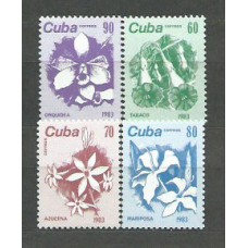 Cuba - Correo 1983 Yvert 2474/7 ** Mnh  Flores