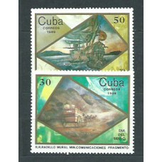 Cuba - Correo 1989 Yvert 2933/4 ** Mnh Día del sello