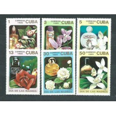 Cuba - Correo 1989 Yvert 2937/42 ** Mnh Flores y perfumes