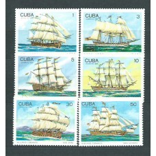 Cuba - Correo 1989 Yvert 2954/9 ** Mnh Barcos