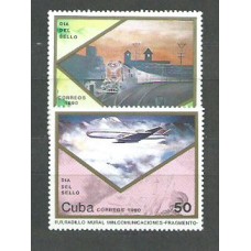 Cuba - Correo 1990 Yvert 3021/2 ** Mnh Día del sello