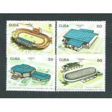 Cuba - Correo 1991 Yvert 3144/7 ** Mnh Estadios deportivos