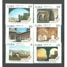 Cuba - Correo 1992 Yvert 3207/12 ** Mnh Vistas de Granada